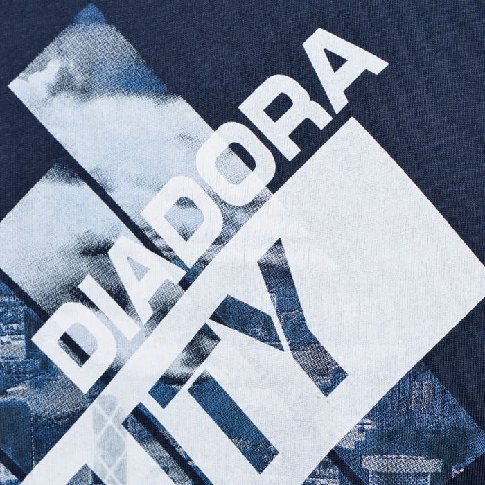 Tee-shirt de travail GRAPHIC ORGANIC à manches courtes bleu marine T2XL - DIADORA SPA - 702.176914 1