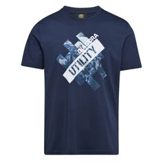 Tee-shirt de travail GRAPHIC ORGANIC à manches courtes bleu marine T2XL - DIADORA SPA - 702.176914 0