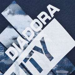 Tee-shirt de travail GRAPHIC ORGANIC à manches courtes bleu marine TS - DIADORA SPA - 702.176914 1