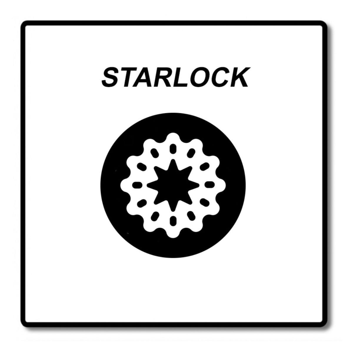 Fein E-Cut Universal Starlock Lames des scie 55 x 44 mm - 10 pièces ( 63502223240 ) Bi-Metall 1