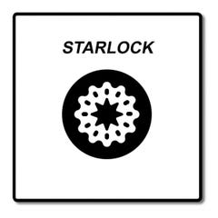 Fein E-Cut Universal Starlock Lames des scie 55 x 44 mm - 10 pièces ( 63502223240 ) Bi-Metall 1