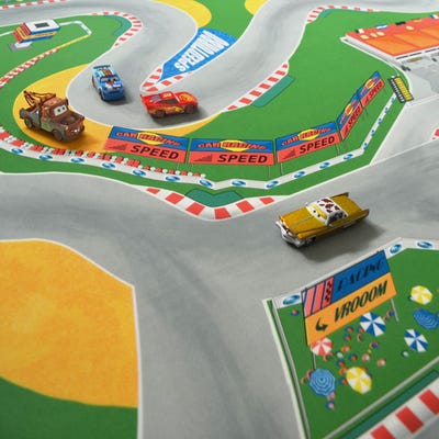 Sol Plastique pour les enfants - Circuit Grand Prix F1 - 3 x 3m en rouleau - Tarkett