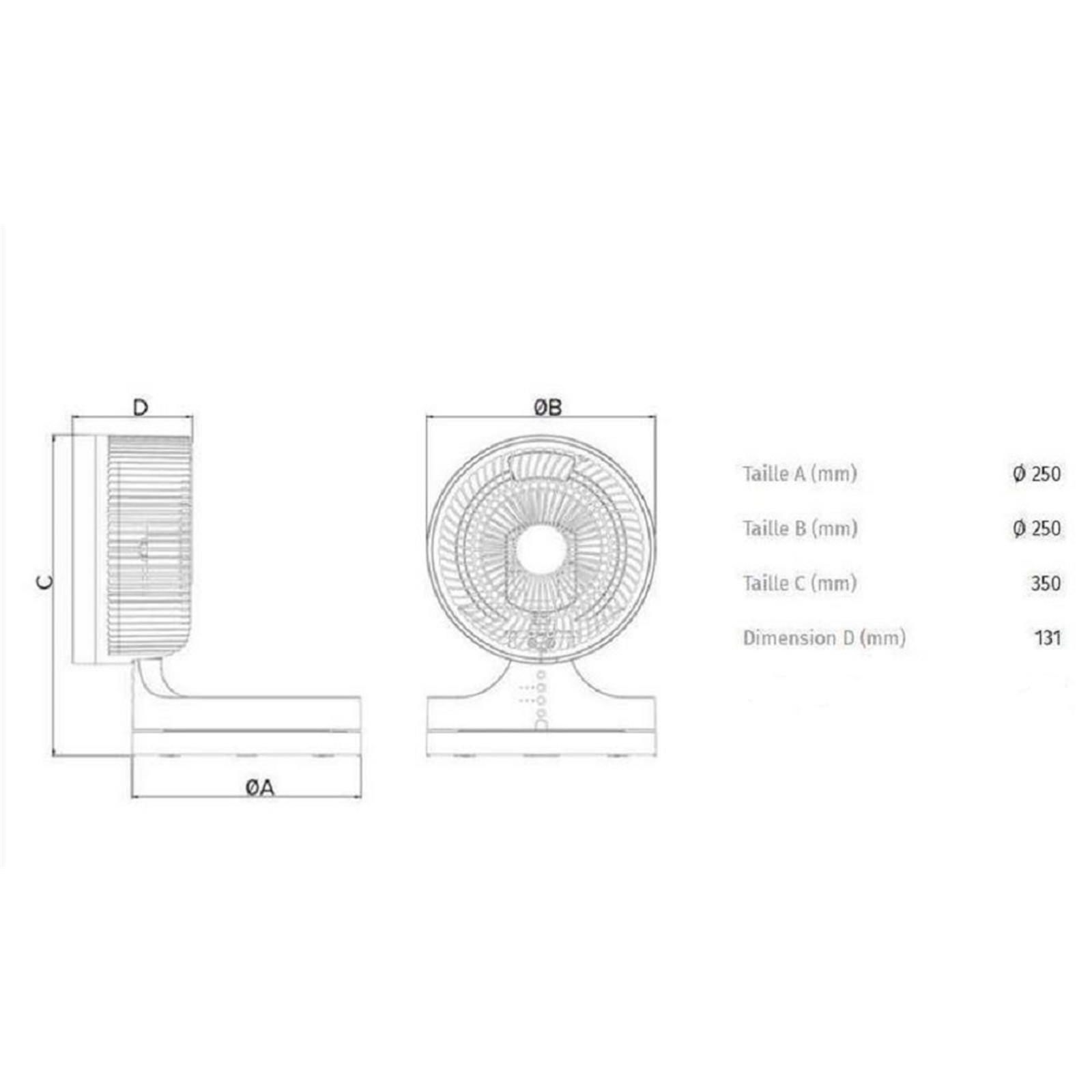 NORDIK VENT - Ventilateur de confort design - VTN0800 - VORTICE 3