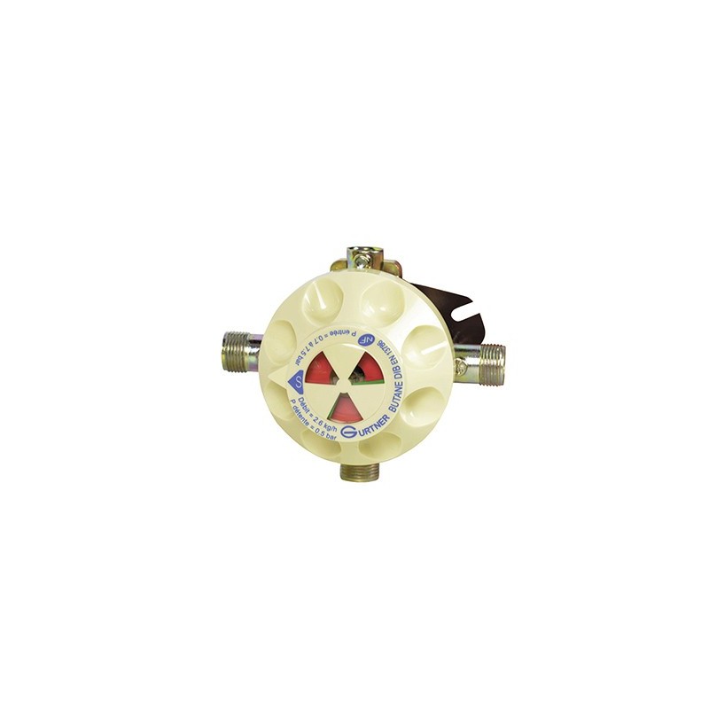 Détendeur inverseur automatique - 2,6kg/h - Butane - Blanc
