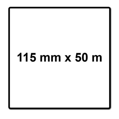 Mirka BASECUT Rouleaux de papier abrasif 115 mm x 50 m, P40, Papier abrasif universel, 2 pcs. ( 2x 2251100140N )