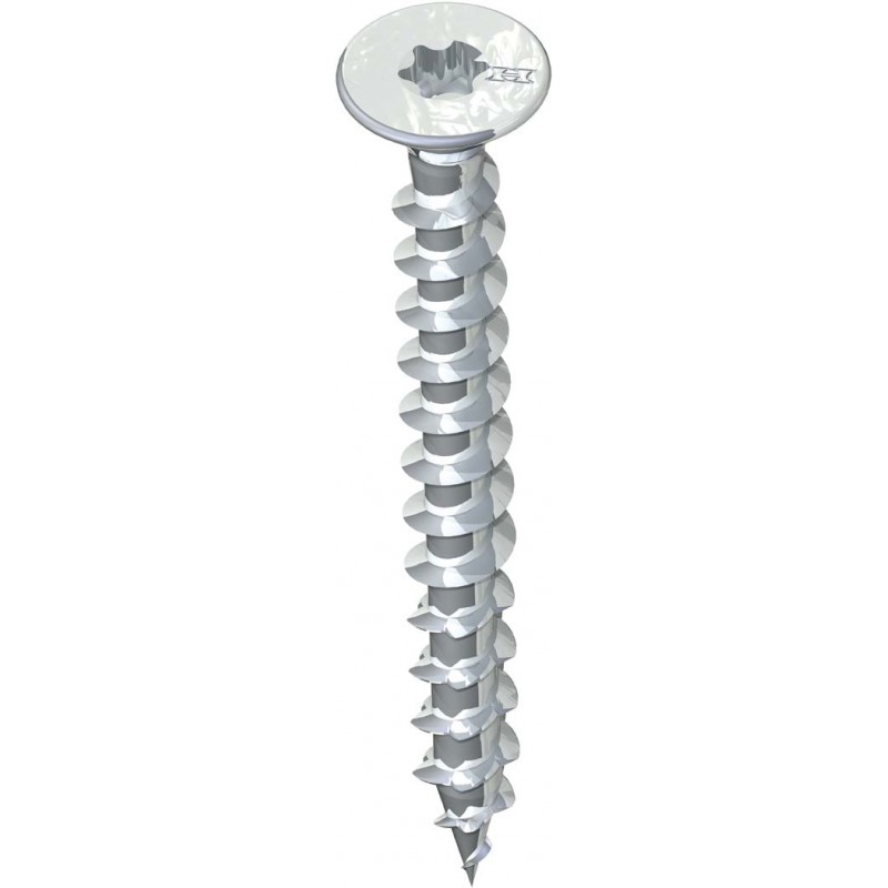 Vis tete fraisée, filetage partiel T-DRIVE - HECO-FIX-plus SeKo TD 4,0x 50 zn-bl VG HP (Par 500)