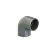 Coude PVC Pression PLASSON - À coller - 90° - Diamètre 63 mm - Femelle-femelle - 39311E