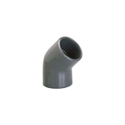 Coude PVC Pression PLASSON - À coller - 45° - Diamètre 25 mm - Femelle-femelle - 39357E 0