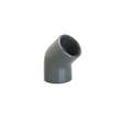 Coude PVC Pression PLASSON - À coller - 45° - Diamètre 50 mm - Femelle-femelle - 39360G