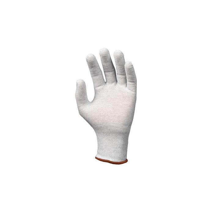 Lot de 10 paires de gants Eurolite EST70 13G polyester/carbone non enduit - Coverguard - Taille M-8 1