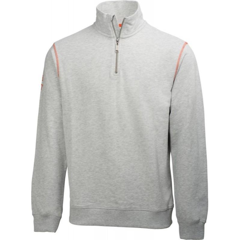 Sweat Oxford, Taille L, gris-melliert