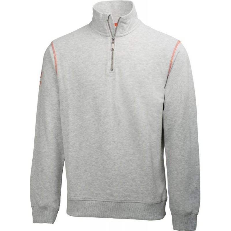 Sweat Oxford, Taille L, gris-melliert 0