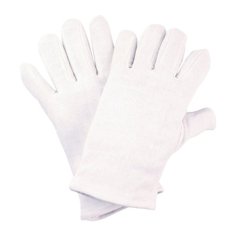 Gant taille 11 blanc tricot en coton catégorie EPI I NITRAS (Par 12) 0