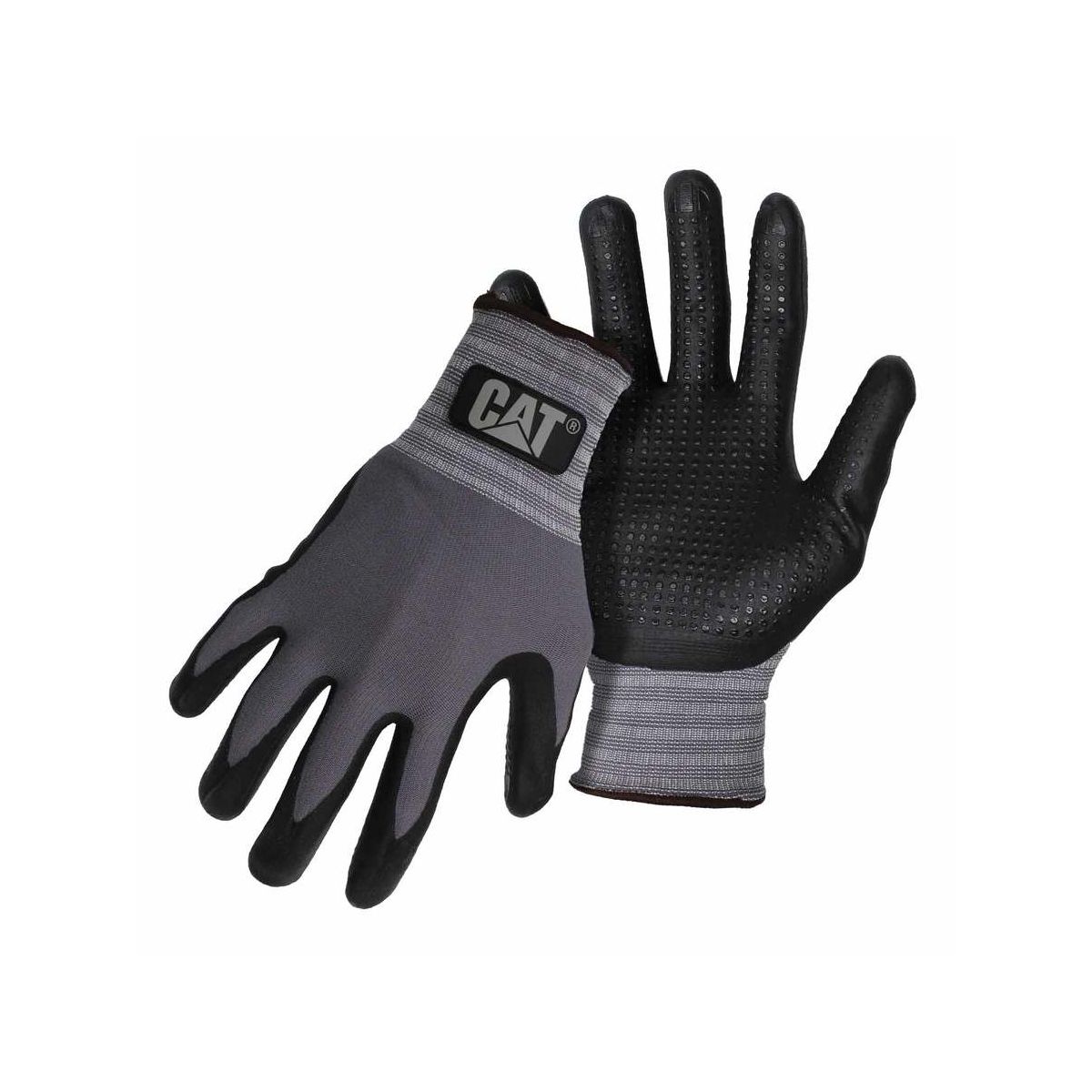 Gants nitrile texturés Gris/Noir - Caterpillar - Taille XL