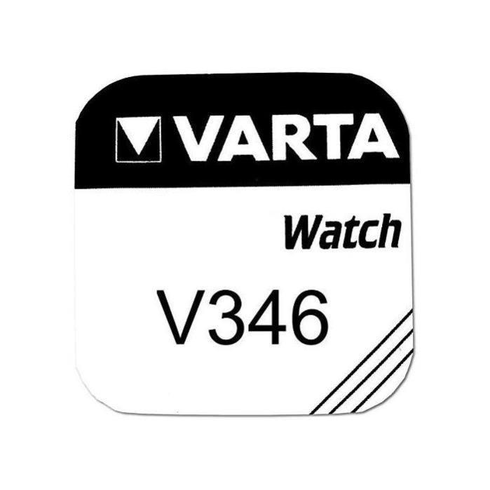 VARTA pile oxyde argent pour montres V346 SR712SW 1,55 Volt 0