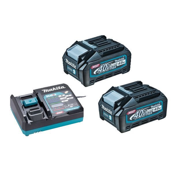 Meuleuse 40V 125mm + 2 batteries 4Ah + chargeur + coffret MAKPAC - MAKITA - GA013GM201 2