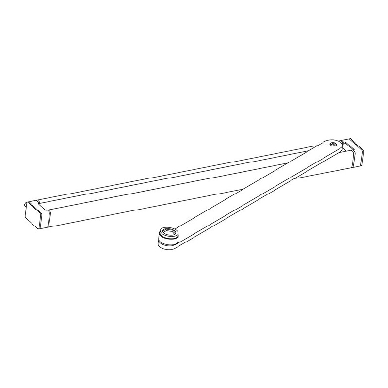 Glissière pour ECturn pour GEZE ECturn argent mech.GEZE