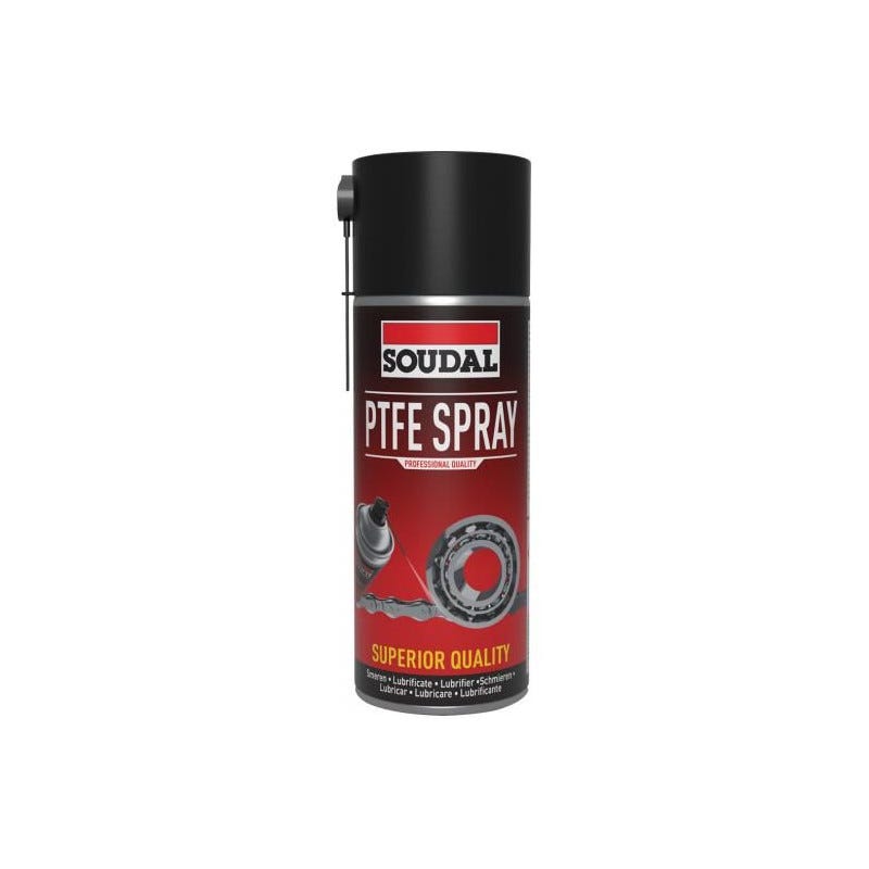 Spray PTFE - Lubrifiant à base de PTFE - Soudal - Spray 400 ml 0