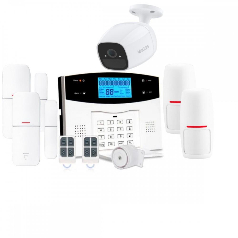 Kit Alarme maison connectée sans fil WIFI Box internet et GSM Belmon Smart Life et caméra WIFI - Lifebox - KIT9