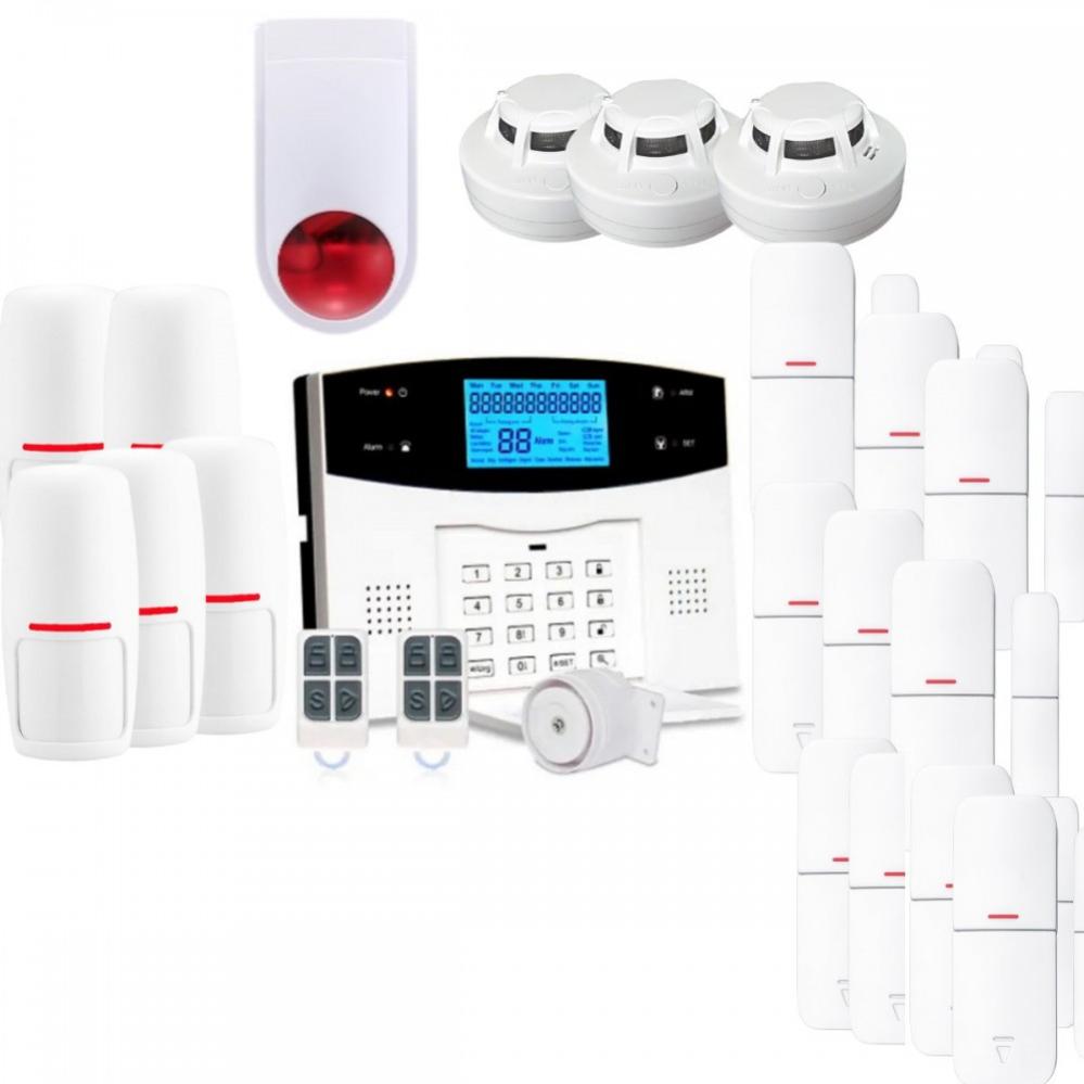 Alarme maison connectée sans fil WIFI Box internet et GSM BELMON Smart Life- Lifebox - KIT8