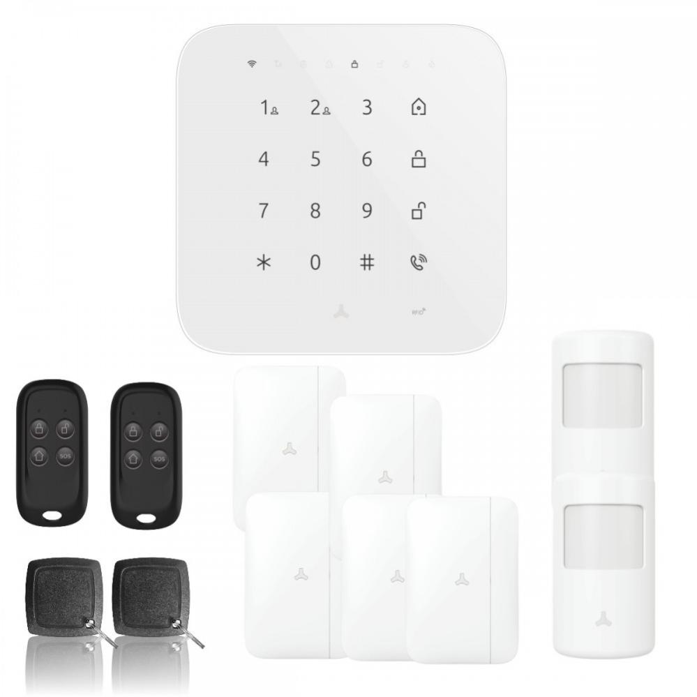 Alarme maison wifi et gsm 4G sans fil connectée Casa- kit 6