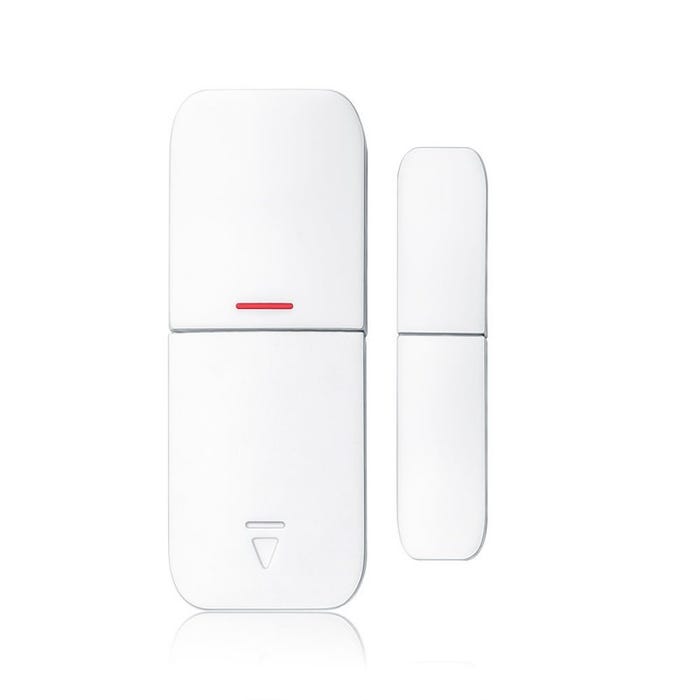 Kit alarme maison connectée sans fil wifi box internet et gsm futura blanche smart life- lifebox - kit6 2