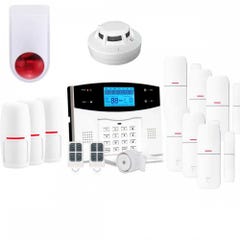 Alarme maison connectée sans fil WIFI Box internet et GSM Belmon Smart Life- Lifebox - KIT6 0