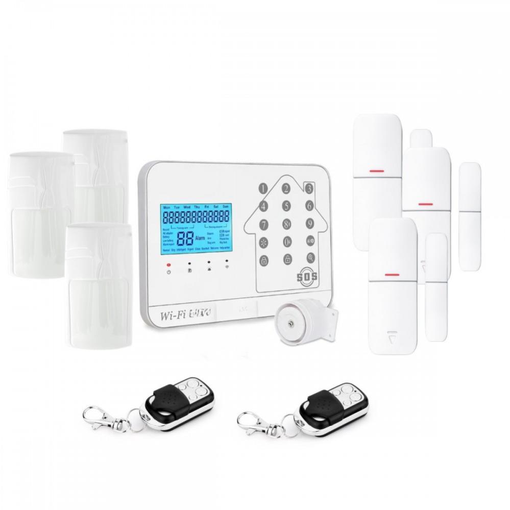 Kit Alarme maison connectée sans fil WIFI Box internet et GSM Futura blanche Smart Life- Lifebox - KIT animal 3