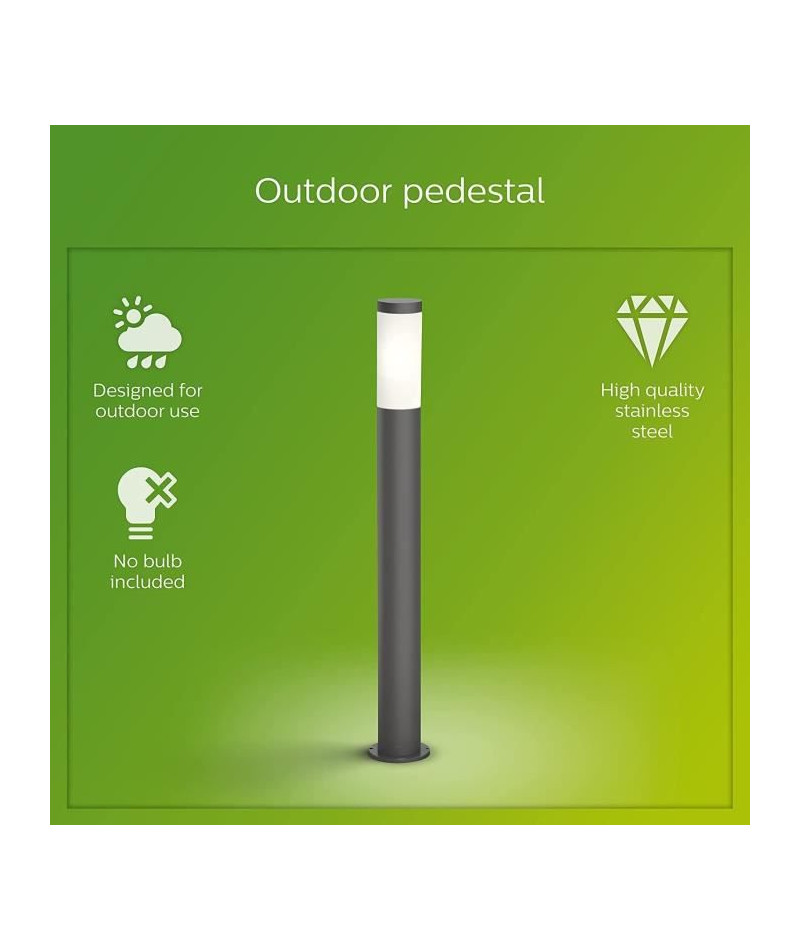 PHILIPS Potelet UTRECHT - 20W - Anthracite