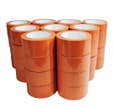 Ruban adhésif PVC orange bâtiment 50 mm x 33 m [Carton 36 Rlx] - rouleau adhésif
