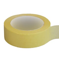 Ruban adhésif de masquage jaune jusqu'à 80° - rouleau adhésif 38 mm x 50 m pour la peinture - Carton de 24 rouleaux 2