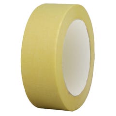 Ruban adhésif de masquage jaune jusqu'à 80° - rouleau adhésif 38 mm x 50 m pour la peinture - Carton de 24 rouleaux 3