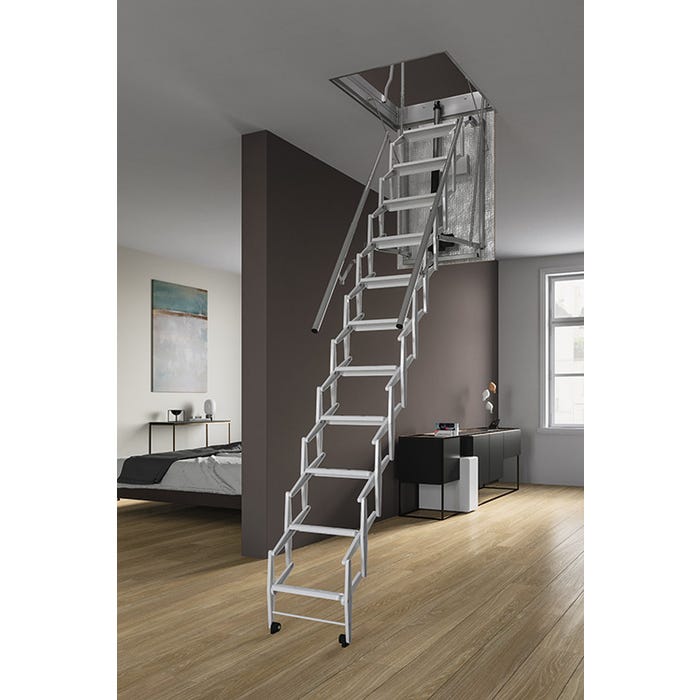 Escalier escamotable électrique: ouverture du plafond de 60x90cm - ELEC60/090-300 0