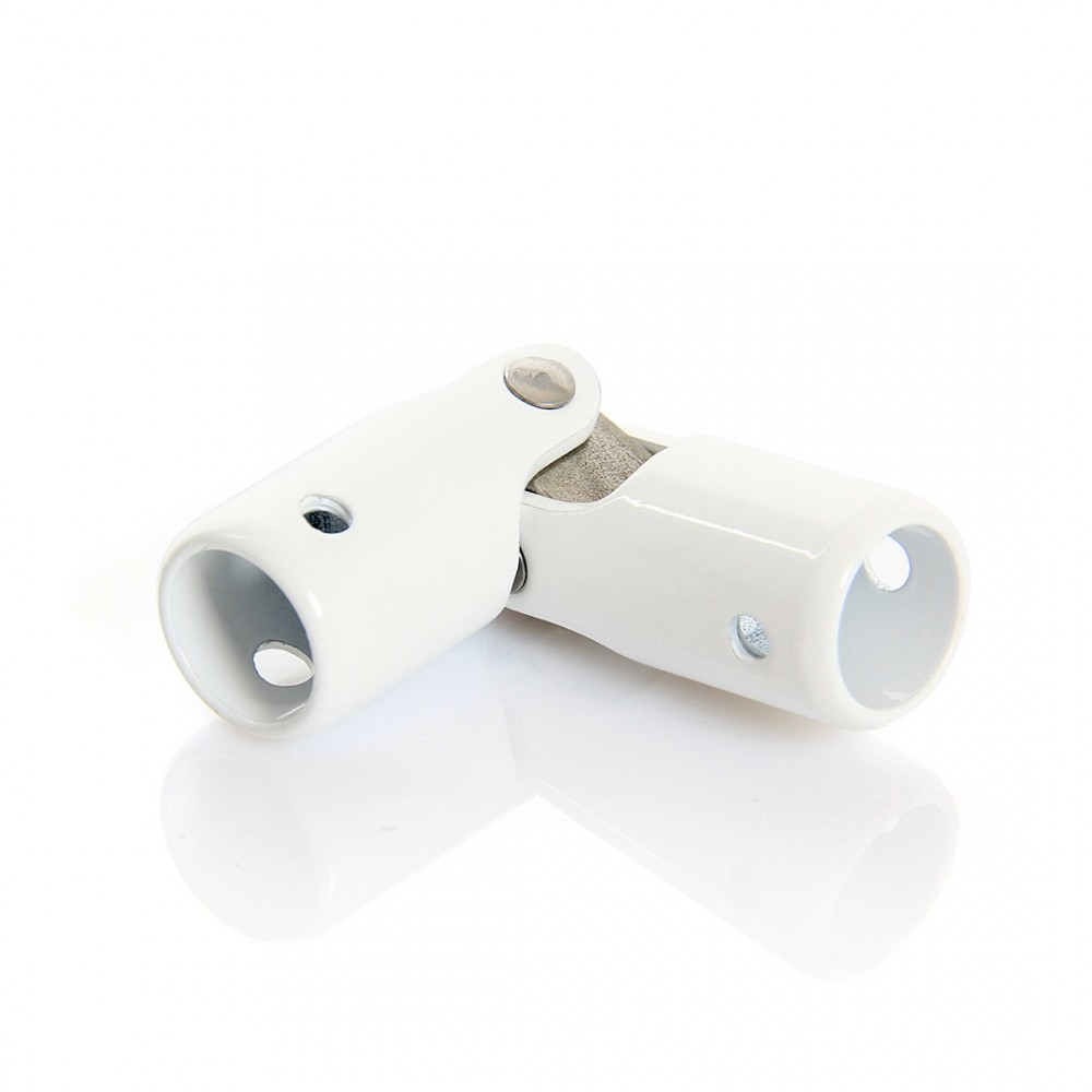 Cardan polyamide pour volet roulant - Blanc - Rond 12mm / Rond 12mm - Blanc - Rond 12mm / Rond 12mm