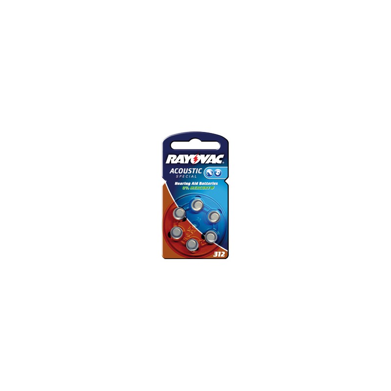 Blister de 6 Piles S.312 6-er Blister