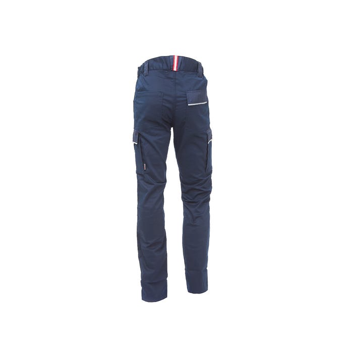 U-Power - Pantalon de travail bleu foncé Stretch et Slim CRAZY - Bleu Foncé - L 4