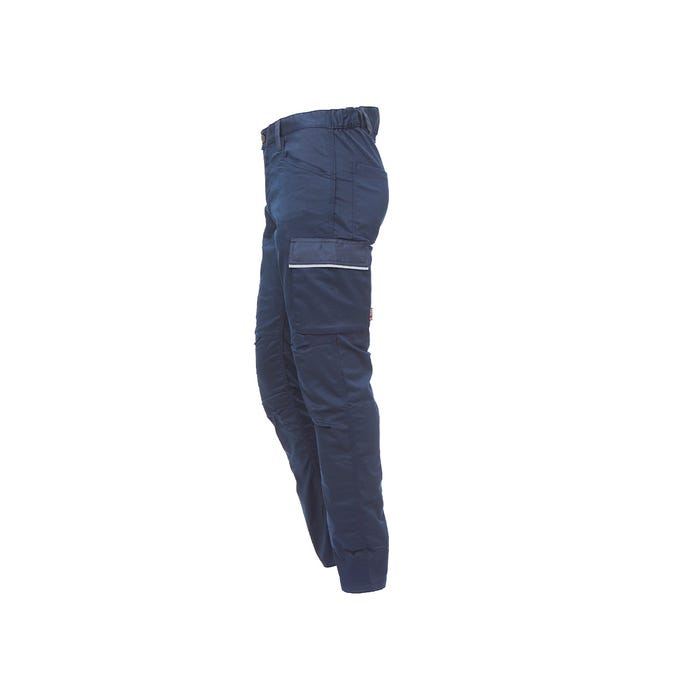 U-Power - Pantalon de travail bleu foncé Stretch et Slim CRAZY - Bleu Foncé - L 3