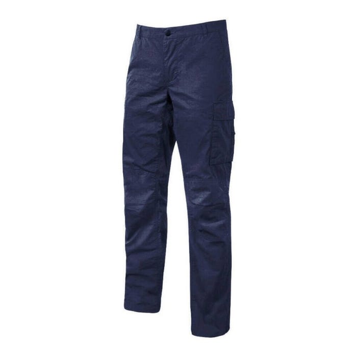 U-Power - Pantalon de travail bleu Stretch et Slim BALTIC - Bleu Foncé - XL 5