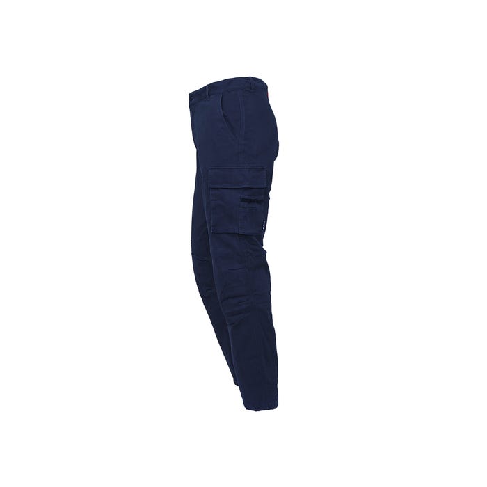 U-Power - Pantalon de travail bleu Stretch et Slim BALTIC - Bleu Foncé - XL 3