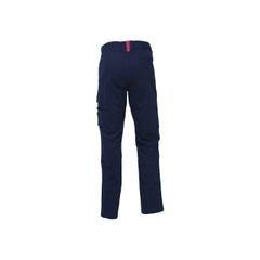 U-Power - Pantalon de travail bleu Stretch et Slim BALTIC - Bleu Foncé - XL 4