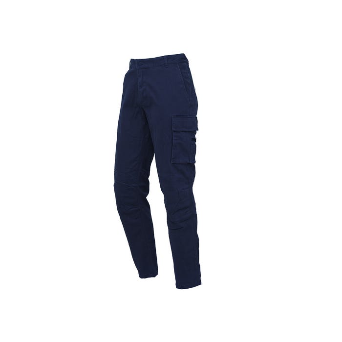 U-Power - Pantalon de travail bleu Stretch et Slim BALTIC - Bleu Foncé - XL 2