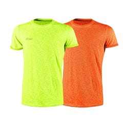Tee-shirt manche courte FLUO Orange Fluo (Lot de 3) | EY195OF - Upower 6
