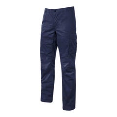 U-Power - Pantalon de travail bleu Stretch et Slim BALTIC - Bleu Foncé - 2XL 5