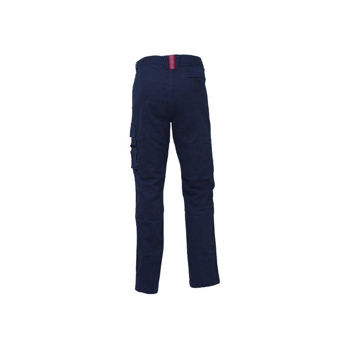 U-Power - Pantalon de travail bleu Stretch et Slim BALTIC - Bleu Foncé - 2XL 4