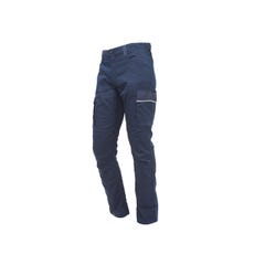 U-Power - Pantalon de travail bleu foncé Stretch et Slim CRAZY - Bleu Foncé - XL 2