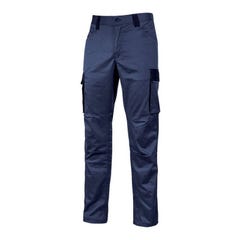 U-Power - Pantalon de travail bleu foncé Stretch et Slim CRAZY - Bleu Foncé - XL 5