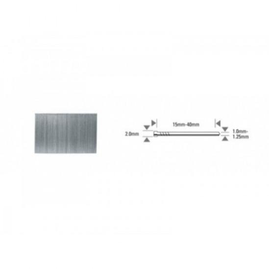 Pointe bt13 acier, tête marron - longueur:25 mm - boîte de 5000 - bt13-25-bro