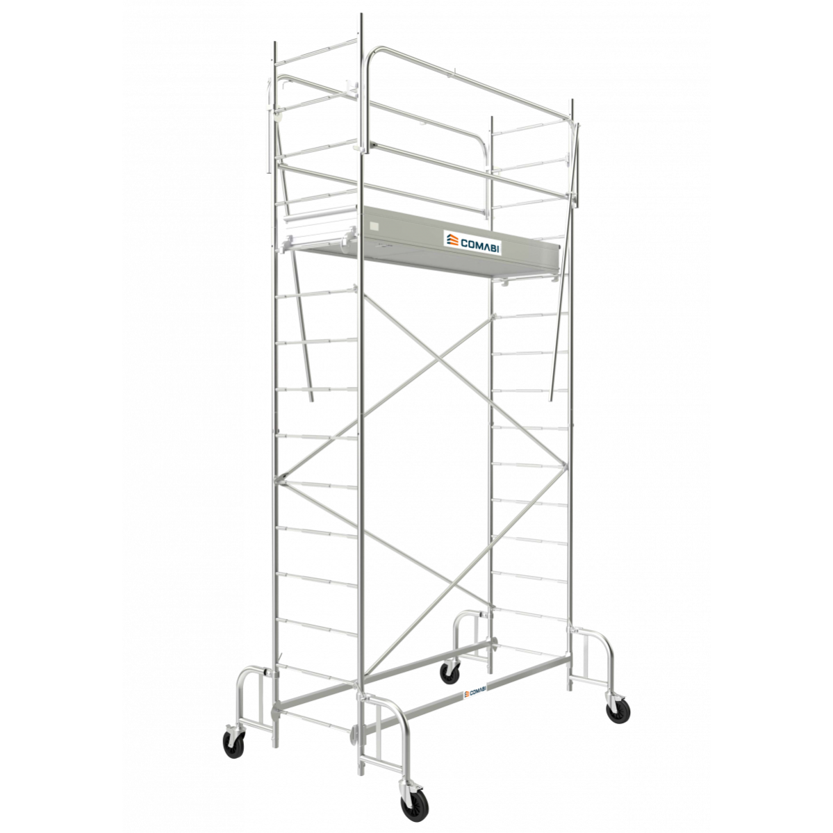 Echafaudage JUNIOR 200 Hauteur de travail 3.80 m Tubesca Comabi