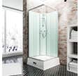 Schulte cabine de douche intégrale avec chauffe-eau, 94 x 110 x 215 cm, verre de sécurité, cabine de douche complète, vert d'eau, Korfu II