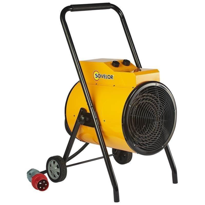 Chauffage air pulsé portable avec roues électrique 380V~3 50 Hz 30 kW C31 Sovelor